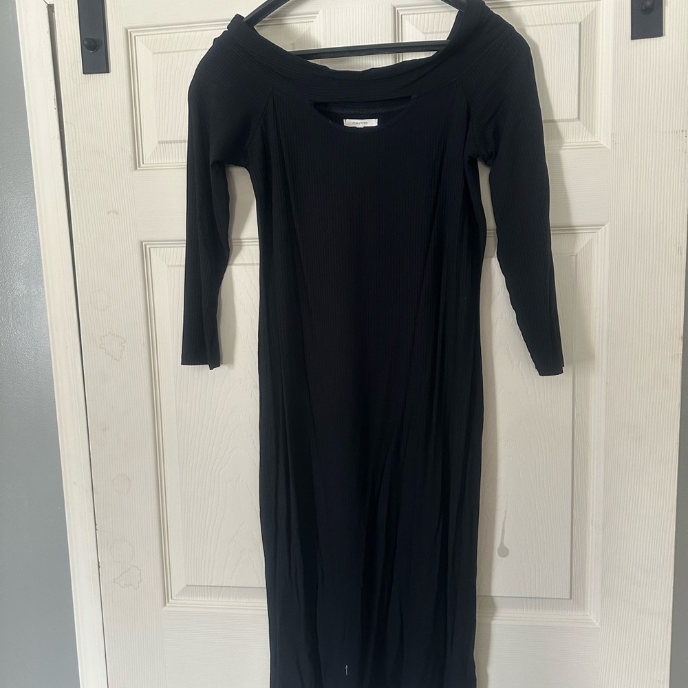 Maurices Black Long Sleeve Dress